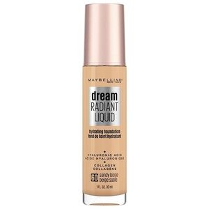 Maybelline 60 Sandy Beige Dream Radiant Liquid Hydrating Foundation 1oz